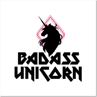 Badass Unicorn Posters and Art